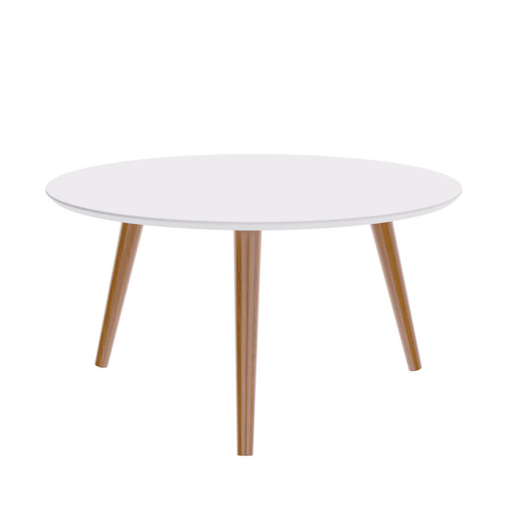 Small scandinavian style white coffee table