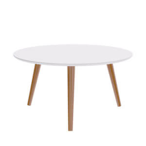 Small scandinavian style white coffee table