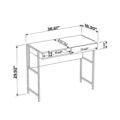 Industrial style desk dimensions - inches