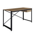 54" Long Industrial Desk made of Wood and Steel Legs with 1 drawer
