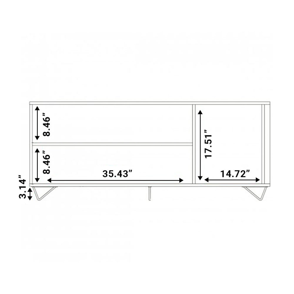 TV stand dimensions - inches