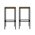 27816_Mabel_Bar_Stools_02 2 squared high industrial style bar stools. Made of MDP Wood and black steel legs
