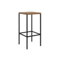 27816_Mabel_Bar_Stools_05 Squared high industrial style bar stool. Made of MDP Wood and black steel legs