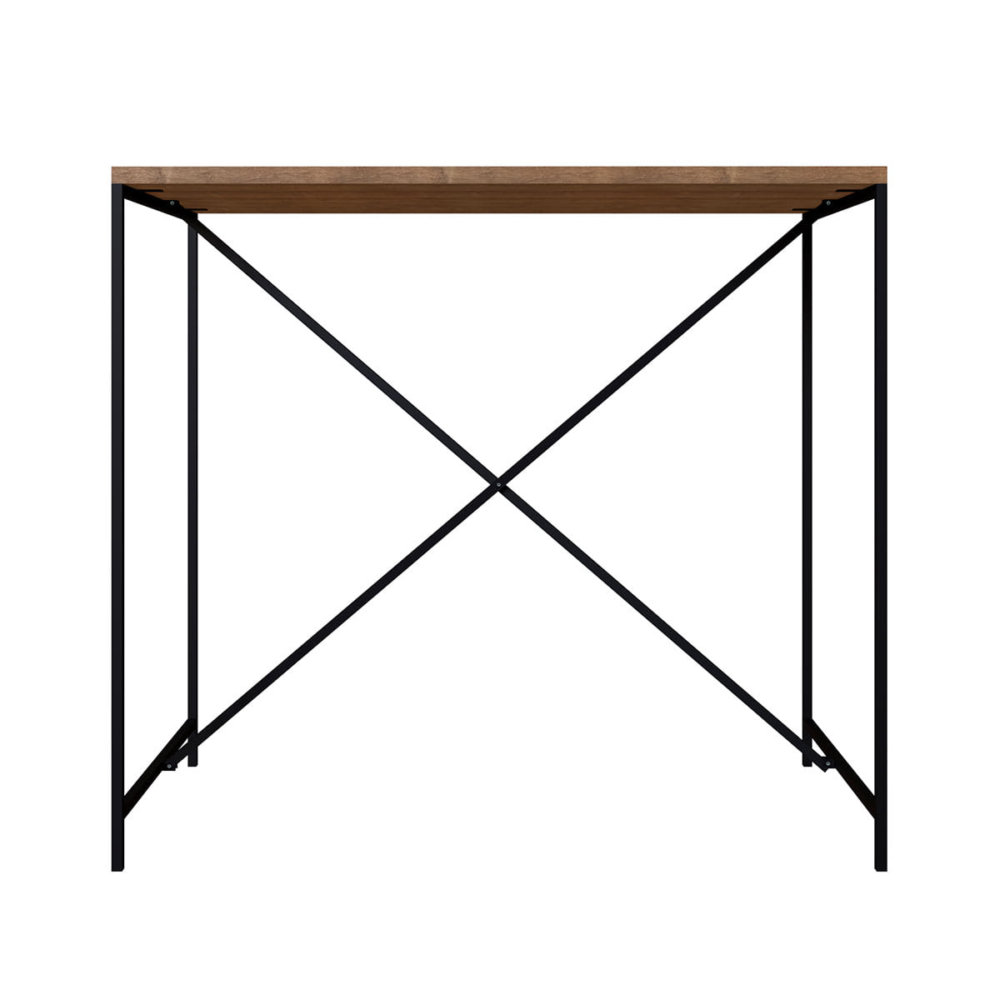 27817_ana_dining_table_02 Counter Height Industrial Table. MDP wood and black steel legs