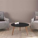 Small scandinavian style black coffee table